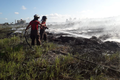 Bombeiros combatem incêndio em vegetação de Palmeira dos Índios