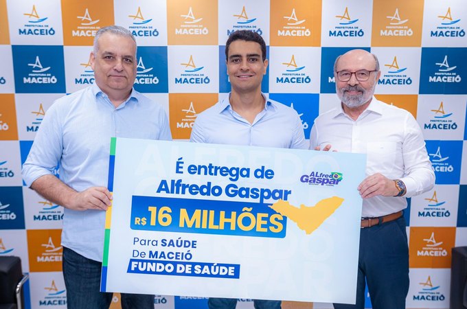 Alfredo Gaspar destina R$ 16 milhões em emendas para Fundo Municipal da Saúde de Maceió