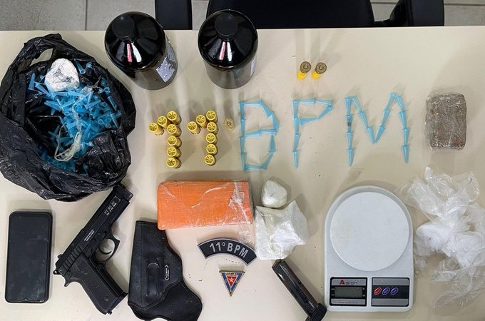 Polícia Militar apreende drogas e simulacro no interior de Alagoas