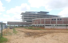Obras do Hospital Metropolitano em Arapiraca