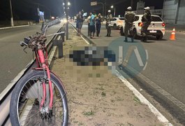 VÍDEO. Ex-candidato a vereador, ciclista morre atropelado na AL-220, em Arapiraca