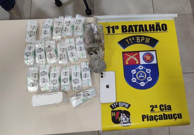 PMAL apreende drogas e prende suspeito de tentativa de homicídio em ocorrências no interior