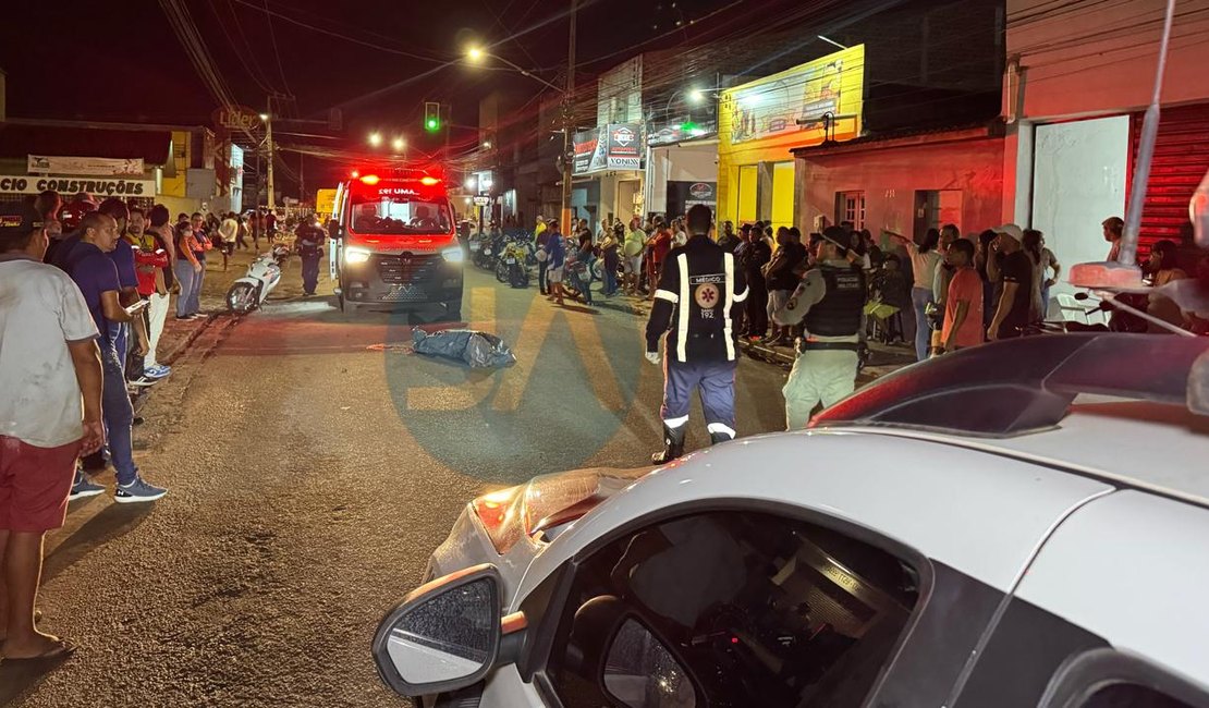 Mulher morre após ser atropelada por caminhão em Arapiraca