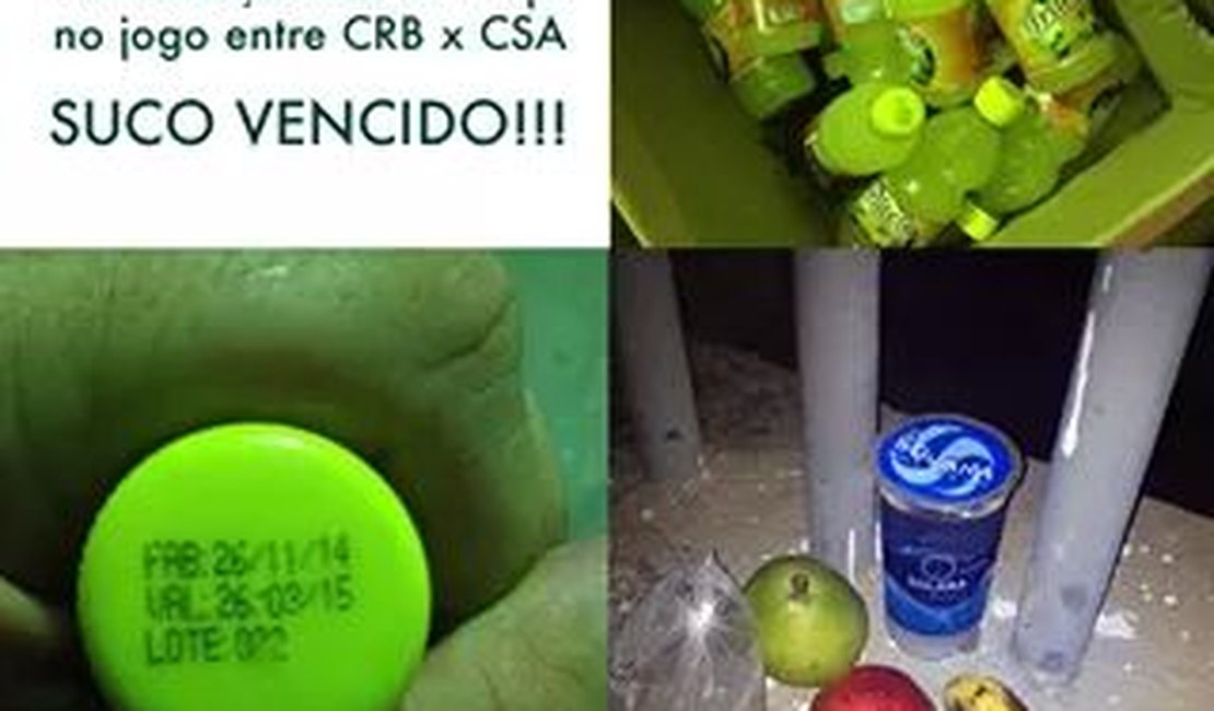 Policiais recebem “kit lanche” com validade vencida durante jogo entre CSA X CRB