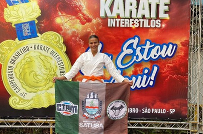 Estudante da Ufal conquista medalhas em Campeonato Brasileiro de Karatê