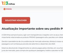 Agência de viagens 123 Milhas suspende pacotes e emissão de passagens promocionais