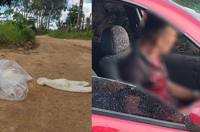 Homens tentam matar motorista a tiros dentro de carro na zona rural de Arapiraca