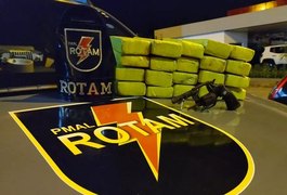 Rotam apreende 20 tabletes de maconha durante venda na capital de Alagoas