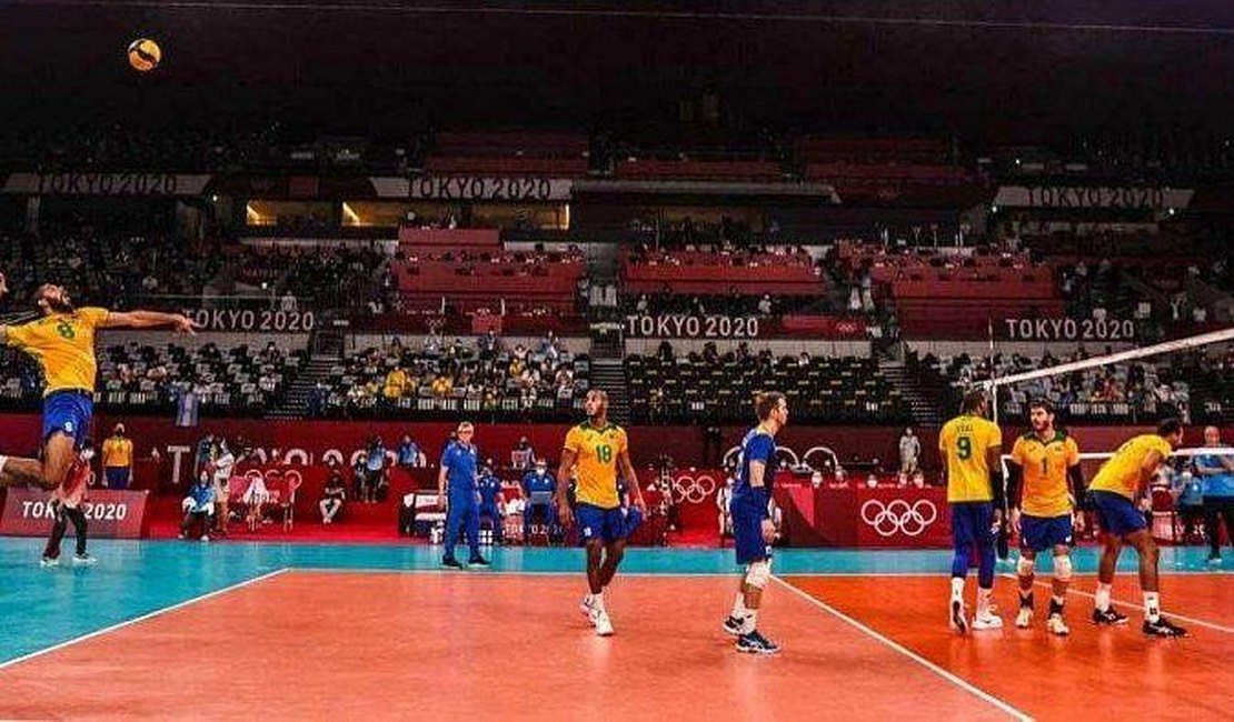 Vôlei masculino: Brasil perde para Argentina e deixa Tóquio sem medalha