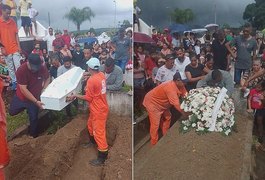 Menina supostamente morta pela mãe em Rio Largo pode ter sido abusada sexualmente; corpo foi sepultado neste domingo (7)