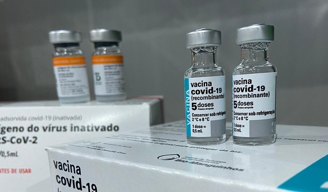 Alagoas irá receber mais de 51 mil novas doses de vacinas contra a Covid-19 nesta quarta-feira (4)