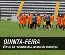 Elenco do ASA se reapresentou no estádio municipal