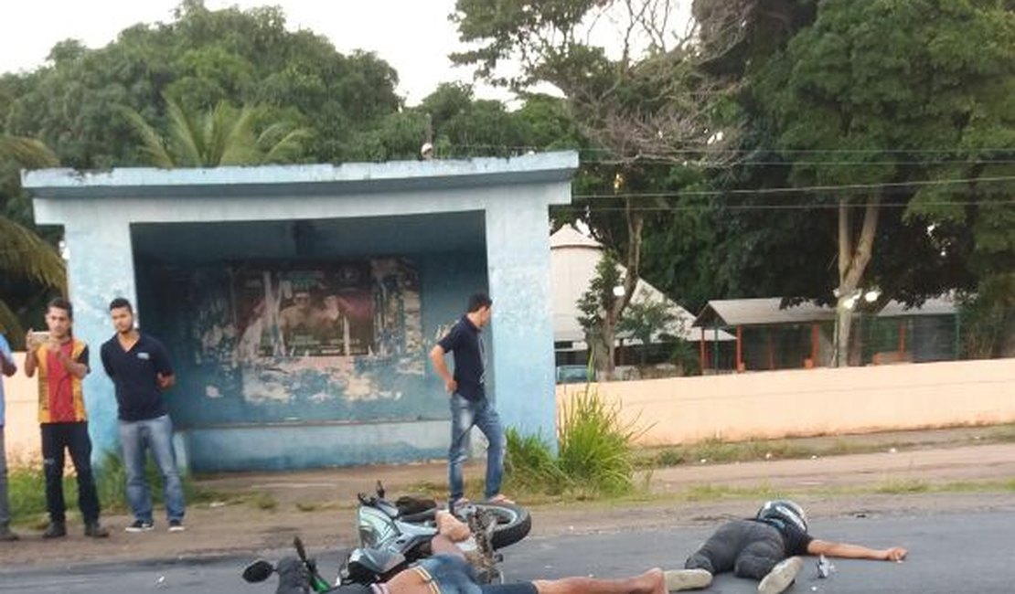 Colisão entre motos deixa dois mortos na AL 215, em Marechal Deodoro