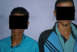 Suspeitos em assaltos em diversos bairros de Arapiraca são apreendidos