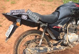 Vídeo. Após denúncia, Grupamento Aéreo localiza e recupera moto roubada em Arapiraca