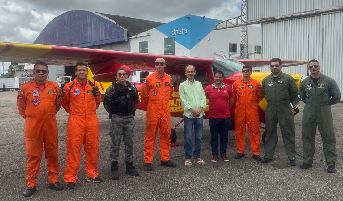 Departamento Estadual de Aviação realiza missão para transplante de fígado