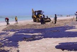 Sobe para 30 o número de praias atingidas pelo óleo no litoral alagoano, diz Ibama