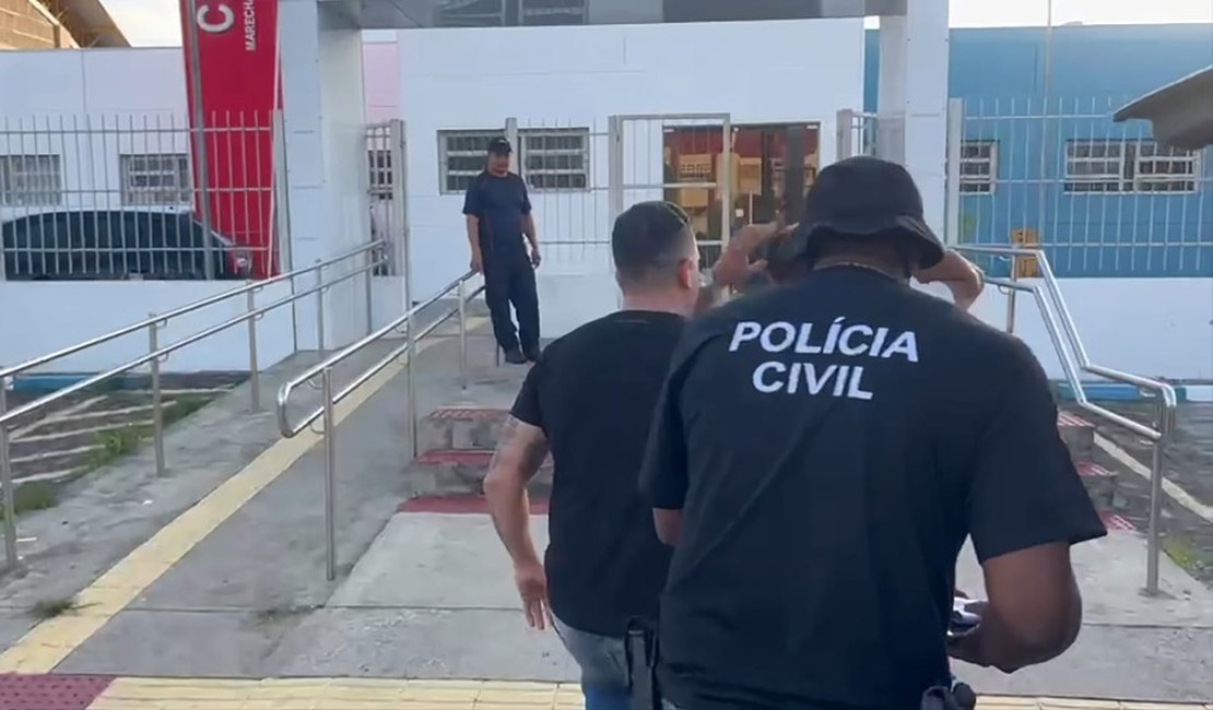 Ação policial prende estelionatário suspeito de golpes de venda de terreno e lucrar quase R$ 200 mil, em Alagoas