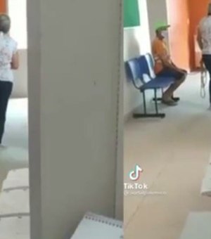 VÍDEO: Mulher leva marido amarrado para ponto de vacinação; situação teria acontecido em Rio Largo
