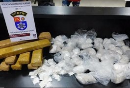 Homem é preso com 11 kg de maconha em ônibus clandestino
