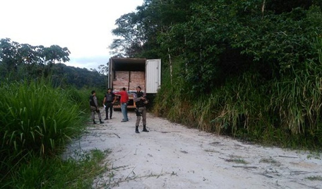 Polícia de Alagoas recupera carga roubada em Pernambuco avaliada em R$ 240 mil