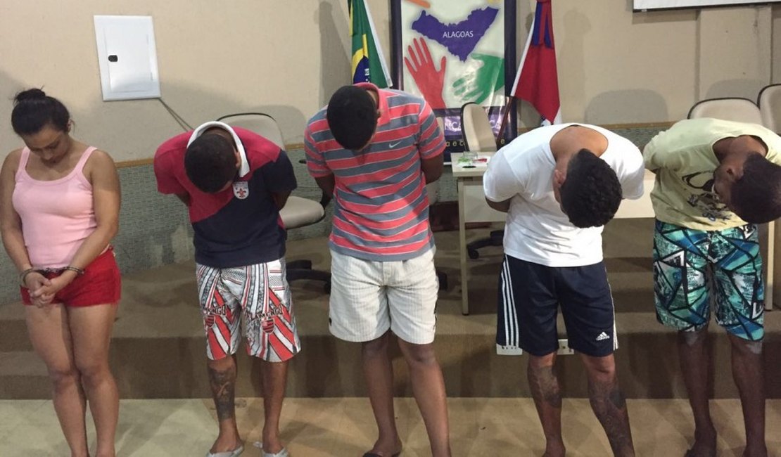 Operação prende 5 e apreende armas e munições de uso restrito, em AL