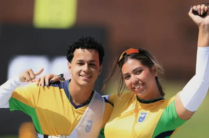 Tiro com arco do Brasil conquista 1ª medalha em um Parapan de Jovens