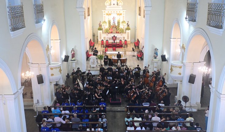 Orquestra Filarmônica de Alagoas faz concerto didático e se apresenta na Catedral de Penedo na quinta-feira, 23
