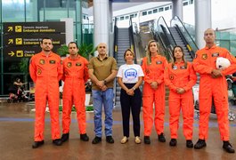 Governo de Alagoas envia médicos e enfermeiros do grupamento aéreo para auxiliar em resgates no RS