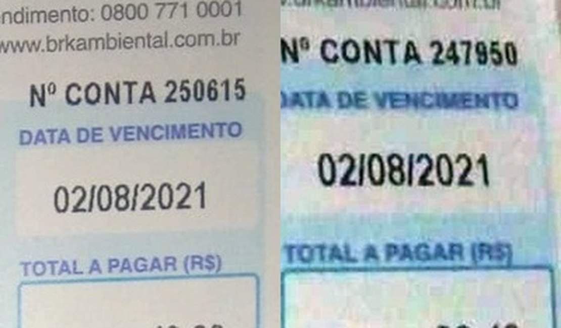 BRK chega a Alagoas com cobrança abusiva em contas de água na capital alagoana