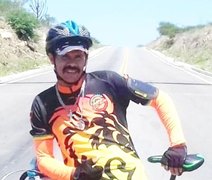 Ciclista morto em estrada vicinal de Arapiraca saiu de casa a noite para jogar futebol