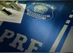 Homem procurado por homicídio é preso com pistola durante fiscalização da PRF em Rio Largo