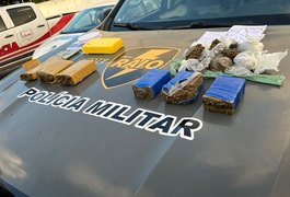Companhia de Raio prende homem por tráfico de drogas em Maceió