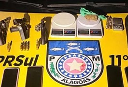 PM realiza prisão de dois homens e apreende quatro armas de fogo em Piaçabuçu