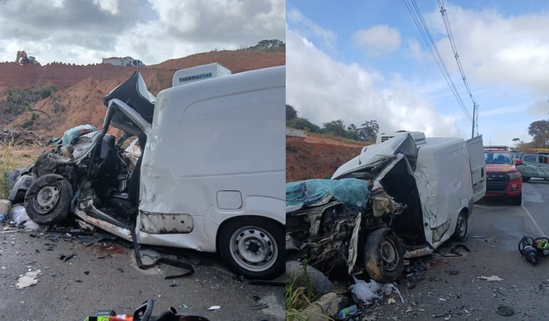 Motorista morre no hospital após colisão frontal em Marechal Deodoro