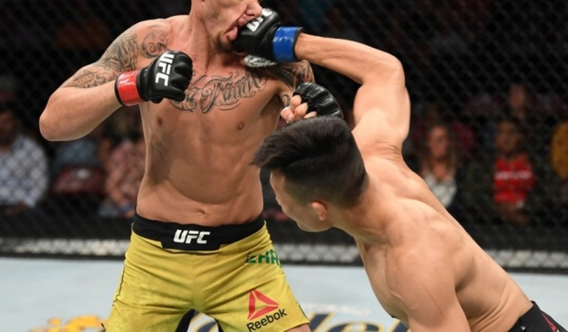 Zumbi Coreano nocauteia Renato Moicano no UFC Greenville
