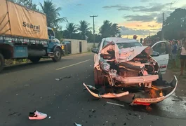 Adolescente fica ferido em batida envolvendo carro e motocicleta em Igaci