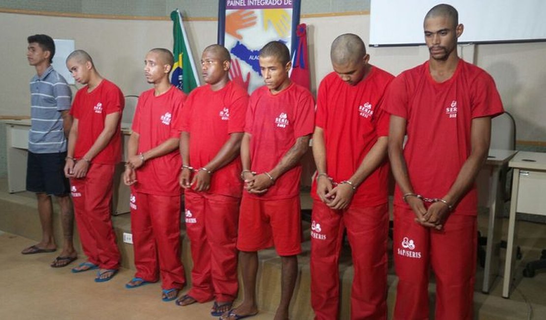 SSP apresenta 7 suspeitos de homicídios em Maceió