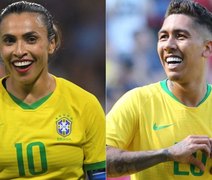 Marta e Firmino receberão comenda de mérito esportivo da Assembleia Legislativa de Alagoas