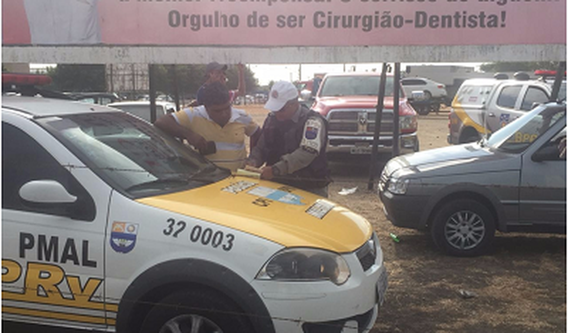 Fiscalização de trânsito resulta em 19 veículos apreendidos em Arapiraca