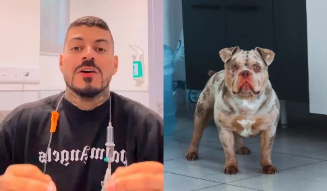 Influenciador acorda sem dedo e descobre que cachorro comeu o membro