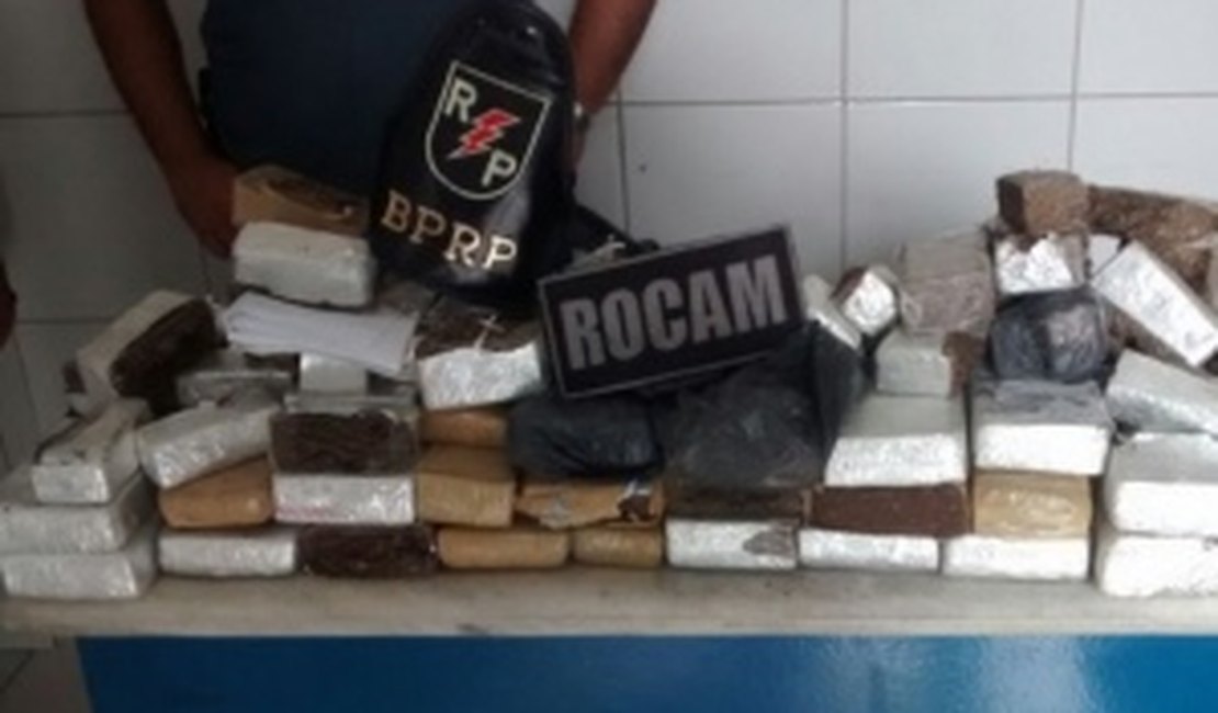 Polícia Militar apreende 30 kg de maconha em Maceió
