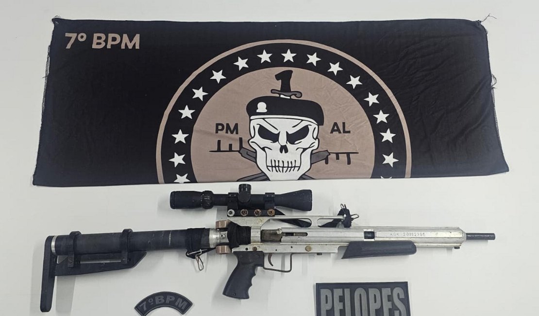 Operação Protetor Divisas prende foragido da Justiça e apreende fuzil no interior de Alagoas