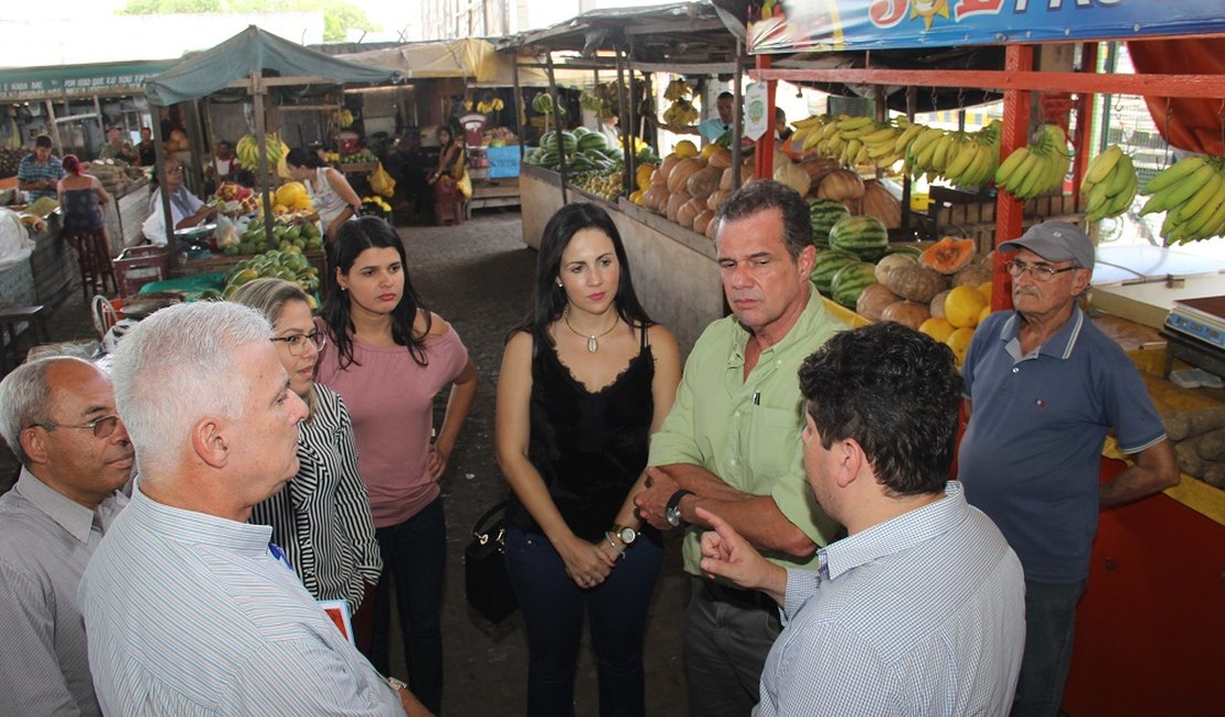 Secretários estudam processo de modernização do Mercado Público de Arapiraca