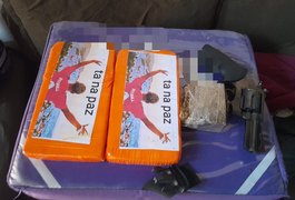 Bope prende dois indivíduos, arma de fogo e drogas durante abordagem, em Arapiraca