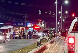 Colisão entre motocicletas deixa três pessoas feridas em Arapiraca