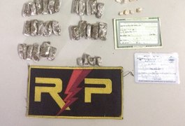 PM apreende menor de Campo Alegre suspeita de trafico de drogas em Arapiraca