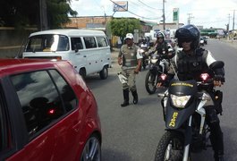 Operação do BPTran termina mais cedo por falta de espaço nos caminhões guincho em Penedo