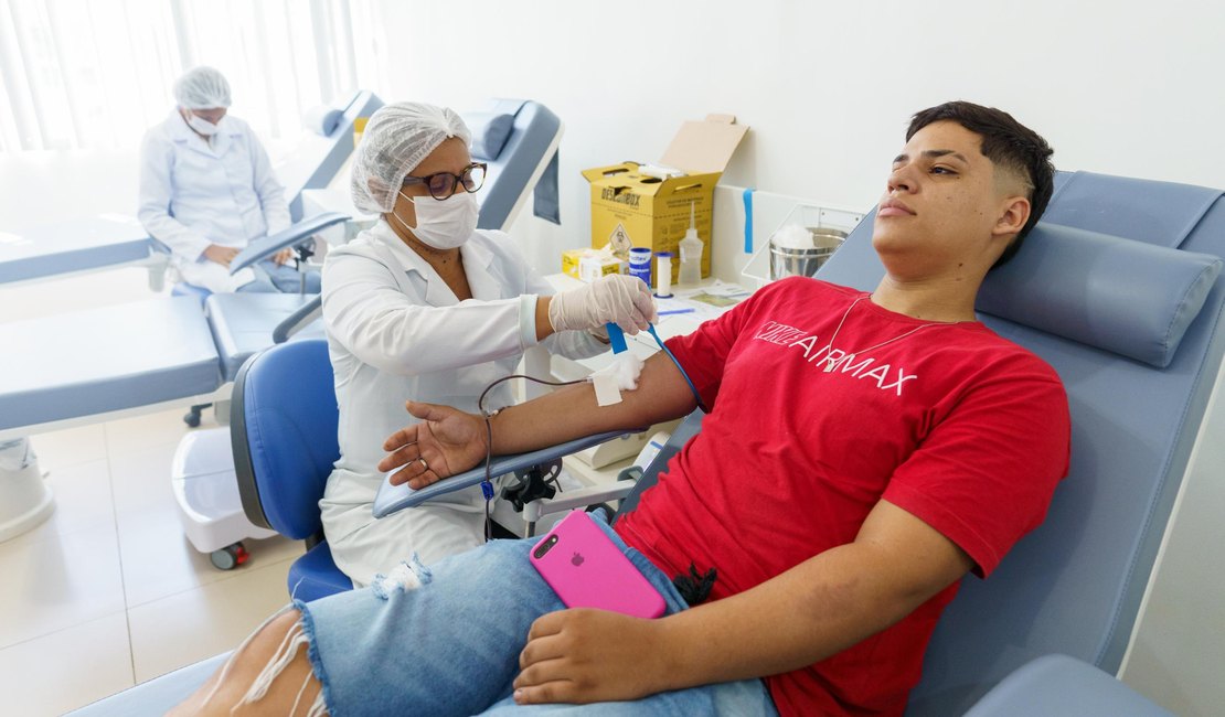 Hemoal realiza ações externas de coleta de sangue em Maceió e Arapiraca