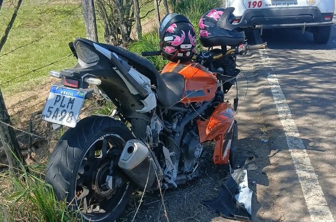 Homem assalta adolescentes e sofre acidente durante fuga na AL-115, em Girau do Ponciano